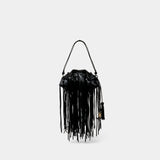 Manta Clutch - Alexander McQueen - Leather - Black