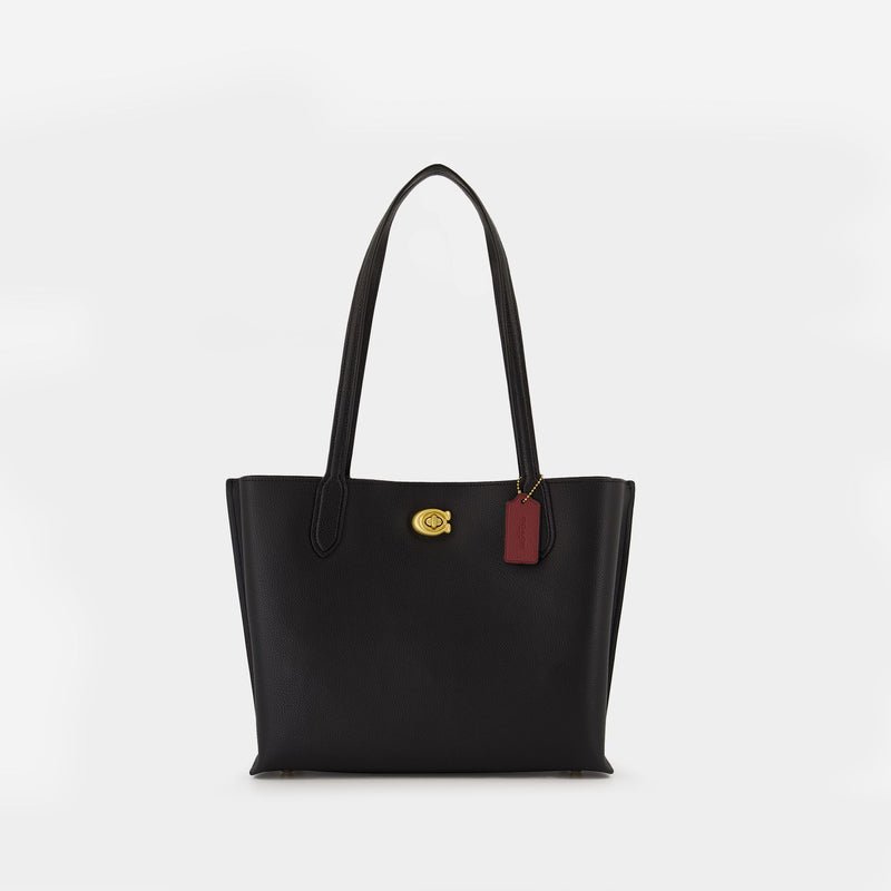 Willow Tote Bag - Coach - Leather - Black