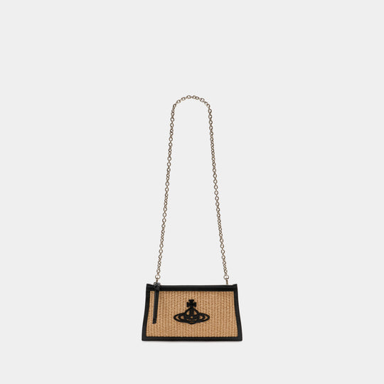 Small Flat Zip Clutch - Vivienne Westwood - Cotton - Multi