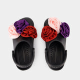 Classic Rosette Sandals - Crocs - Synthetic - Black