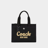 Cargo Tote 42 Bag - Coach - Cotton - Black