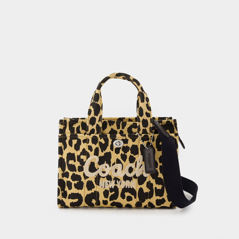 Leopard Cargo 26 Tote Bag - Coach - Cotton - Printed