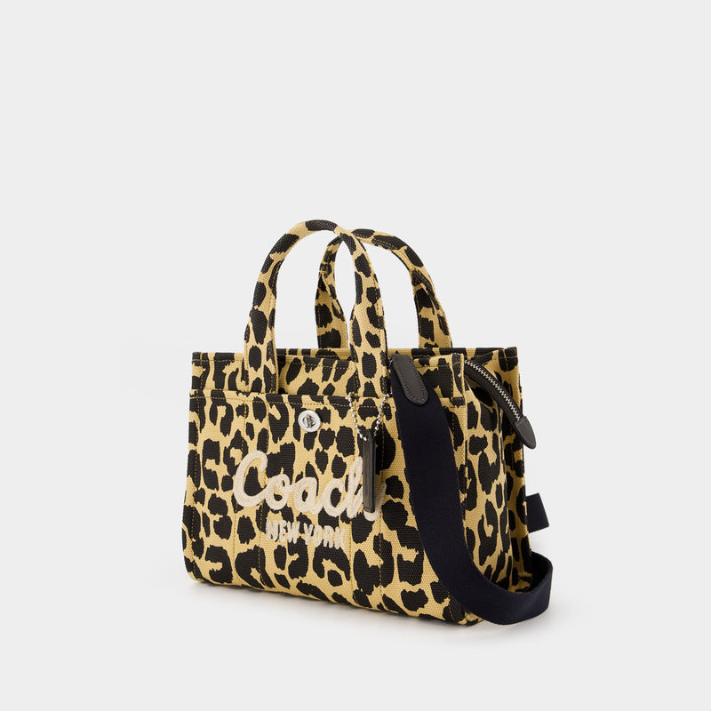 Leopard Cargo 26 Tote Bag - Coach - Cotton - Printed