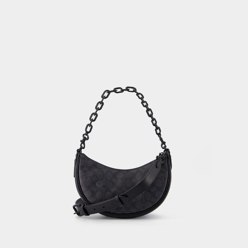 Signature Mira Shoulder Bag - Coach - Pvc - Black