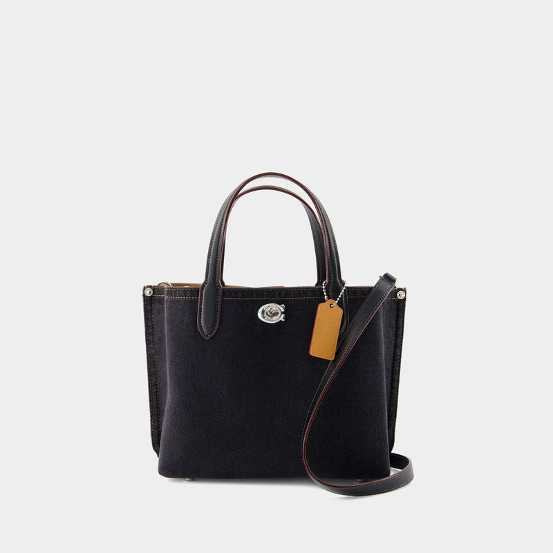 24 Shopper Bag - Coach - Cotton - Black