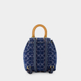 Signature Riya 21 Backpack - Coach - Cotton - Blue