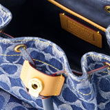 Signature Riya 21 Backpack - Coach - Cotton - Blue