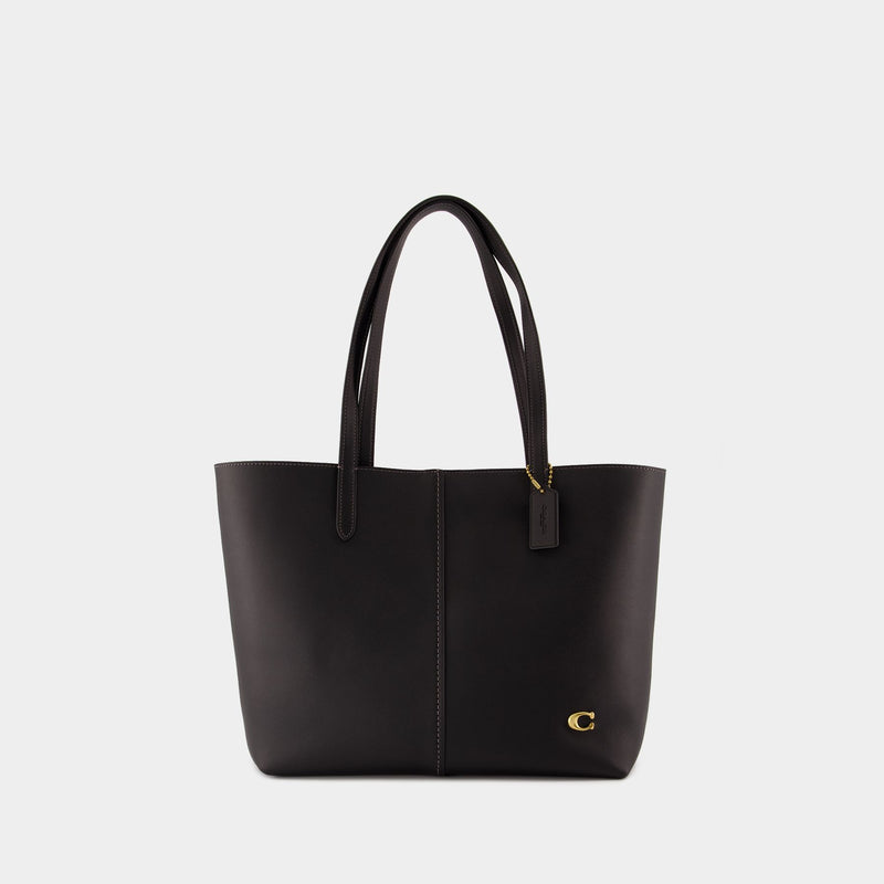 North Tote 32 - Coach - Leather - Black