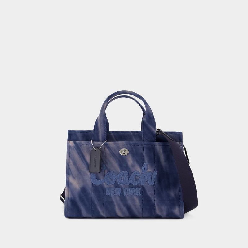 Tie Dye Cargo Tote  Bag - Coach - Cotton - Blue