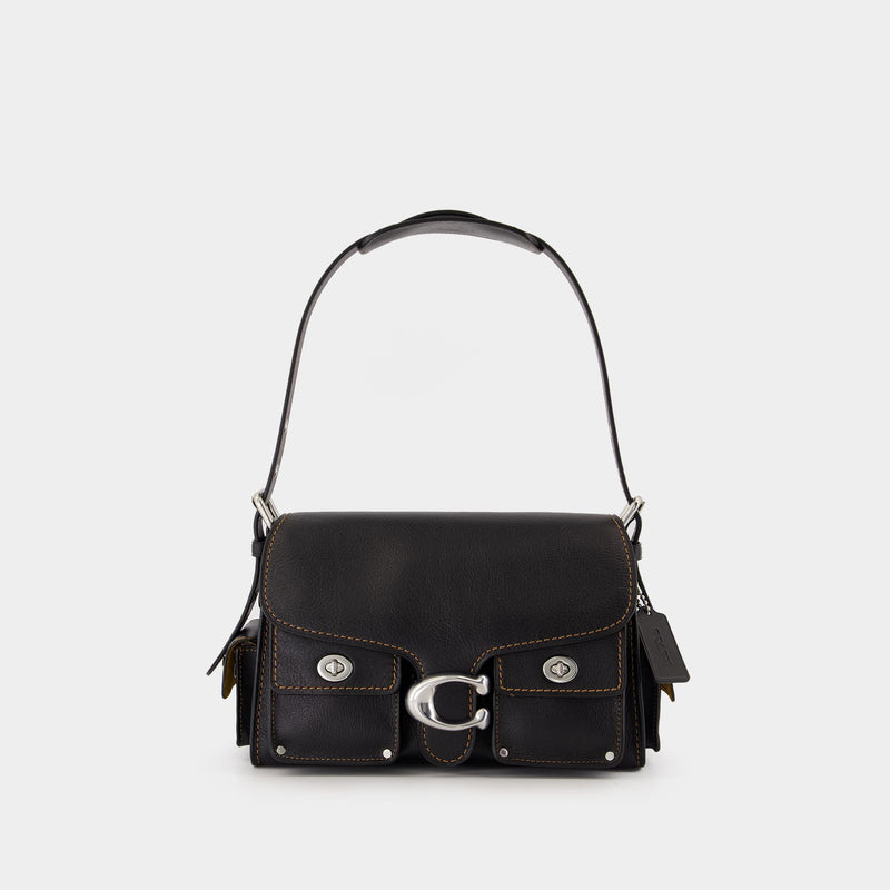 Cargo Turnlock Soft Tabby Shoulder Bag - Coach - Leather - Black