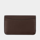 Essential Slim Card Holder - Coach - Leather - Brown