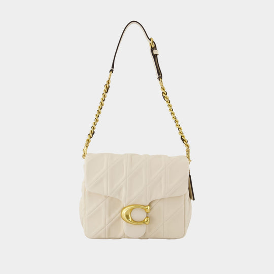 Tabby Shoulder Bag - Coach - Laether - White