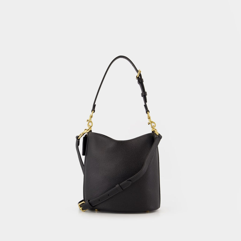 Willow Soft 19 Bucket Bag - Coach - Leather - Black