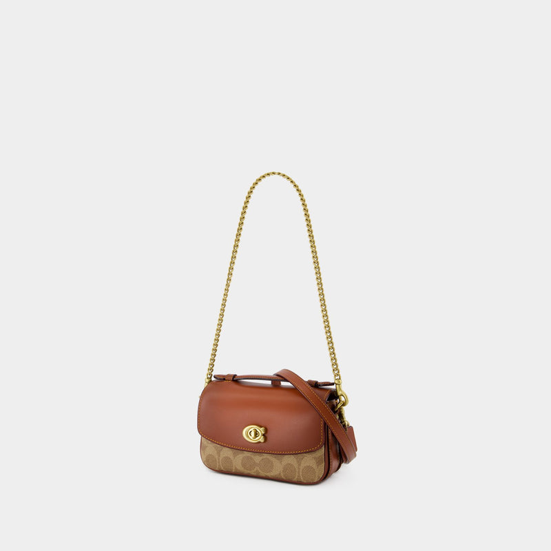 Cassie 17 Crossbody - Coach - Leather - Brown