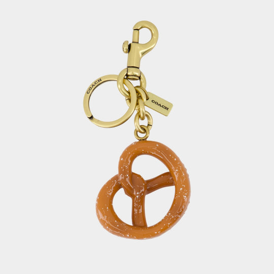 Small Pretzel Keyring - Coach - Acetate - Multi