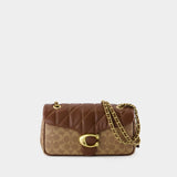 Tabby 26 With Chain Shoulder Bag - Coach - Leather - Brown