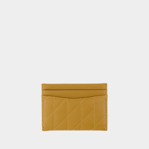 Essential Card Holder - Coach - Leather - Brown