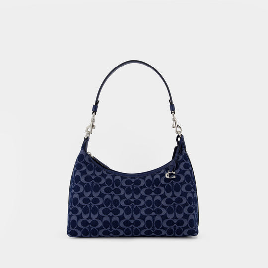 Signature Juliet Shoulder Bag - Coach - Cotton - Blue