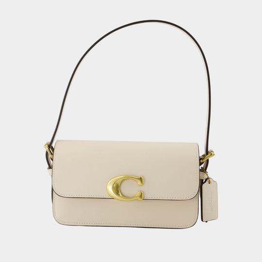 Refined Zoe Shoulder Bag - Coach - Leather - White