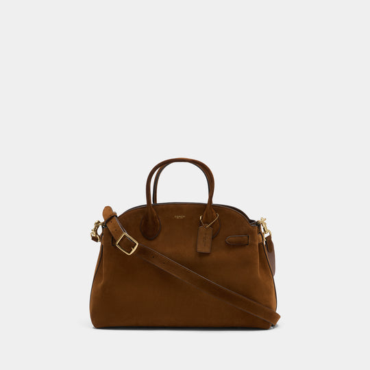 Soft Empire 40 Shopper Bag - Coach - Leather - Brown