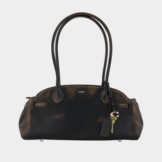 Empire 34 Shoulder Bag - Coach - Leather - Brown