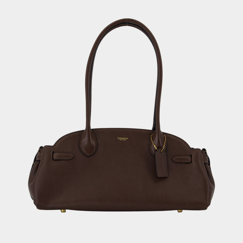 Empire Carryall 34 Shoulder Bag - Coach - Leather - Brown