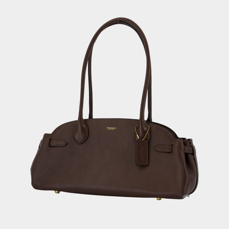 Empire Carryall 34 Shoulder Bag - Coach - Leather - Brown