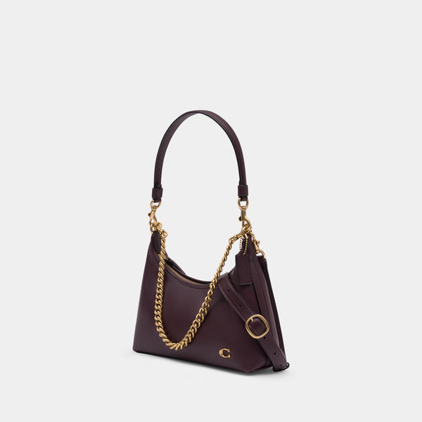 Juliet 25 Shoulder Bag - Coach - Leather - Burgundy