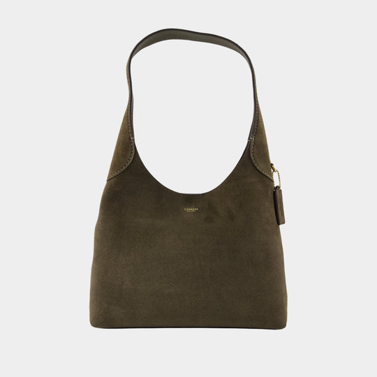 Brooklyn 28 Shoulder Bag - Coach - Suede - Green