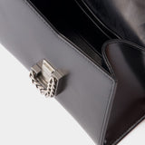 The Mini Top Handle Bag - Marc Jacobs - Leather - Black/Argenté