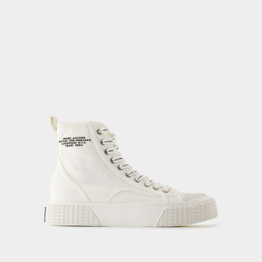The High Top Sneakers - Marc Jacobs - Cotton - White