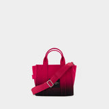 The Small Tote - Marc Jacobs - Cotton - Black/Pink