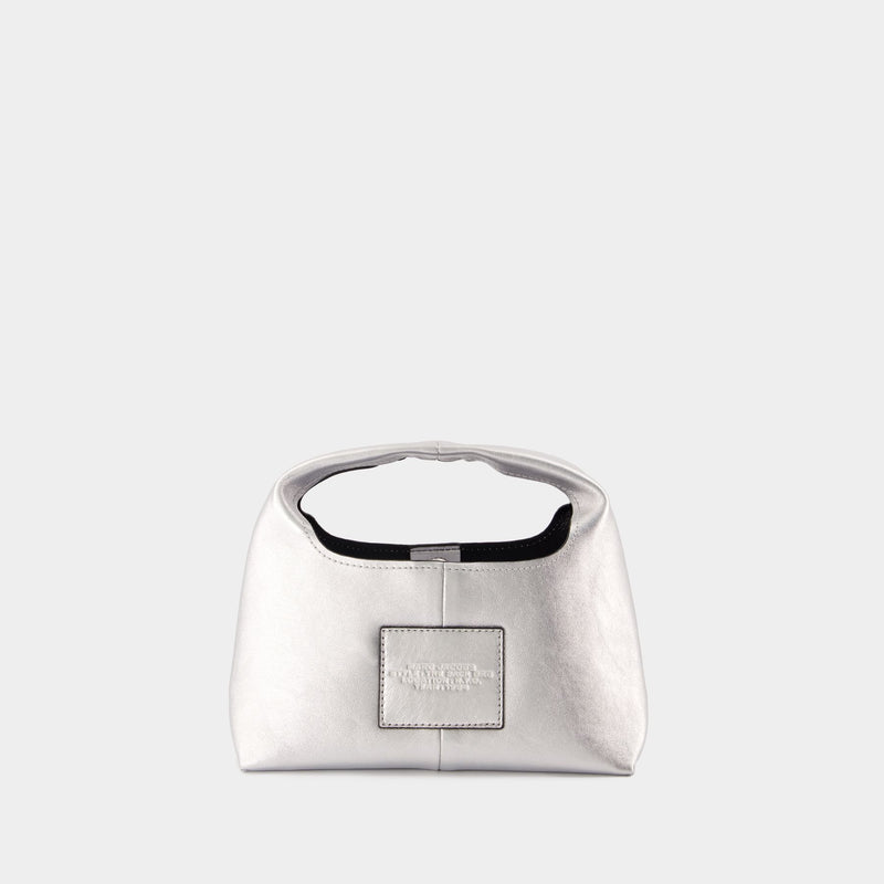 The Mini Sack Purse - Marc Jacobs - Leather - Silver