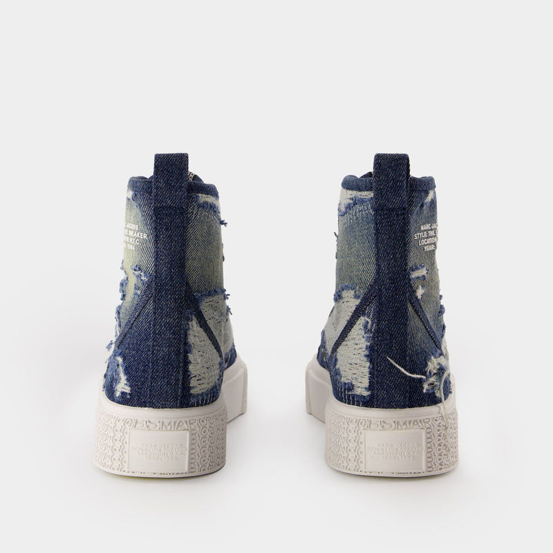 The High Top Sneakers - Marc Jacobs - Cotton - Blue