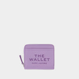 The Mini Compact Wallet - Marc Jacobs - Leather - Purple