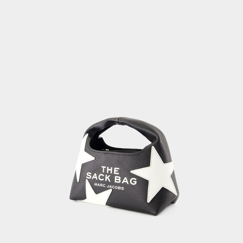 The Mini Sack Purse - Marc Jacobs - Leather - Black/White