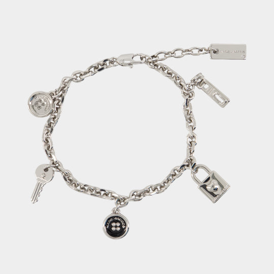 Button Charm Bracelet - Marc Jacobs - Metal - Silver