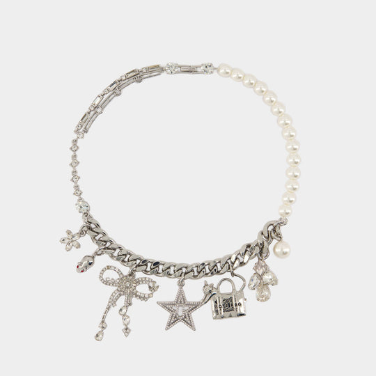 Cats Out Of The Bag Necklace - Marc Jacobs - Metal - Silver