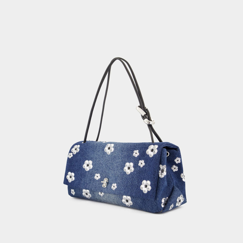 The Large Dual Shoulder Bag - Marc Jacobs - Cotton - Blue