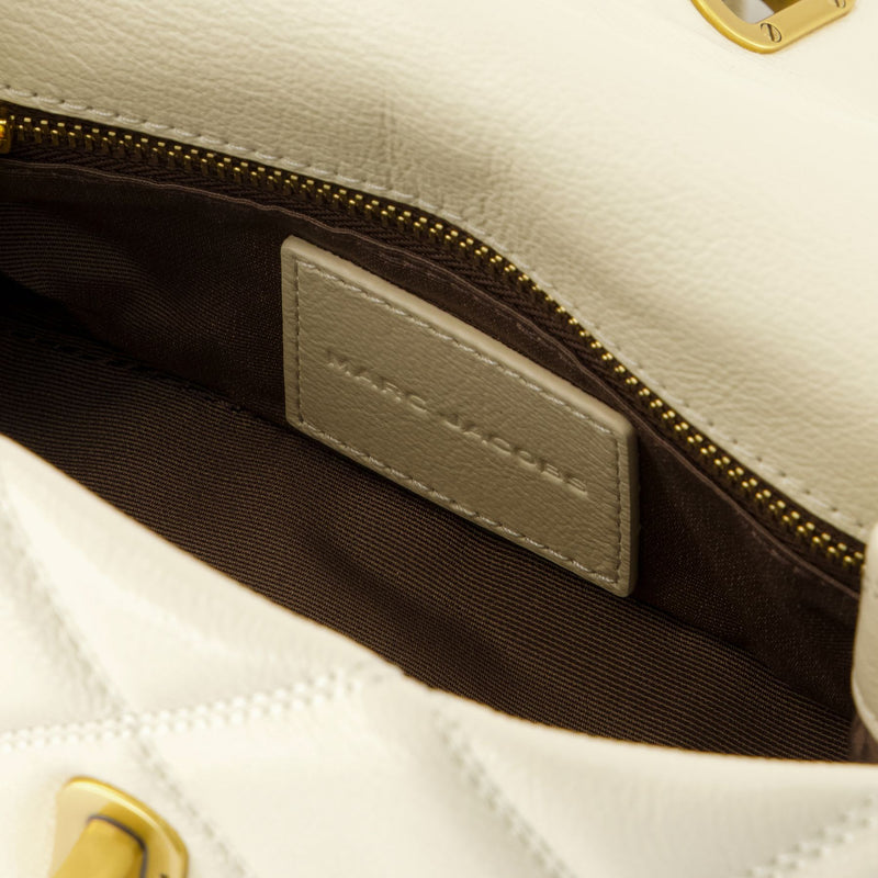 The Mini Dual Chain Shoulder Bag - Marc Jacobs - Leather - White