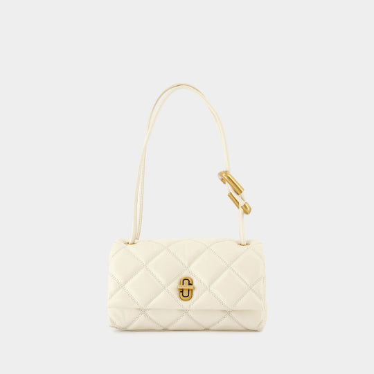 The Mini Dual Chain Shoulder Bag - Marc Jacobs - Leather - White
