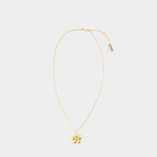 Daisy Balloon Necklace - Marc Jacobs - Metal - Gold