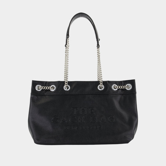 The Chain Sack Shoulder Bag - Marc Jacobs - Leather - Black