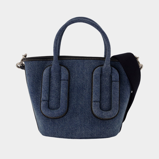 The Small Tote Shopper Bag - Marc Jacobs - Cotton - Blue