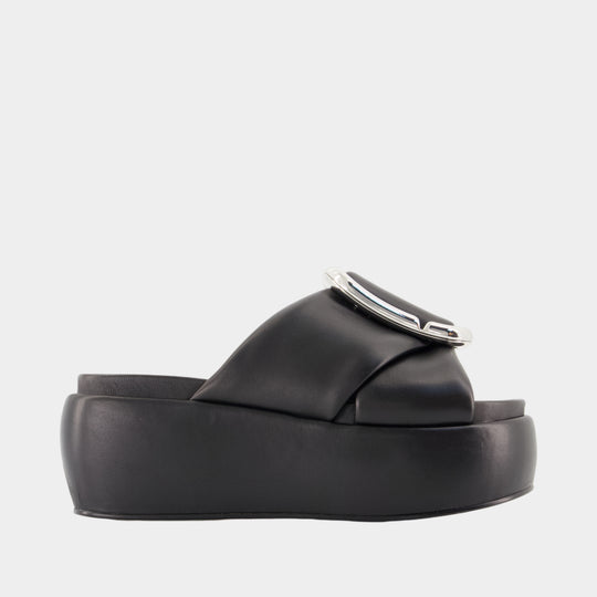 The Platform Sandals - Marc Jacobs - Leather - Black