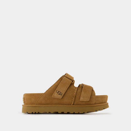 Mules W Goldenstar Hi - UGG - Leather - Brown