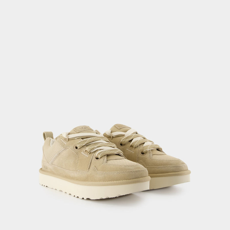 W Lo Lowmel Sneakers - UGG - Leather - Beige