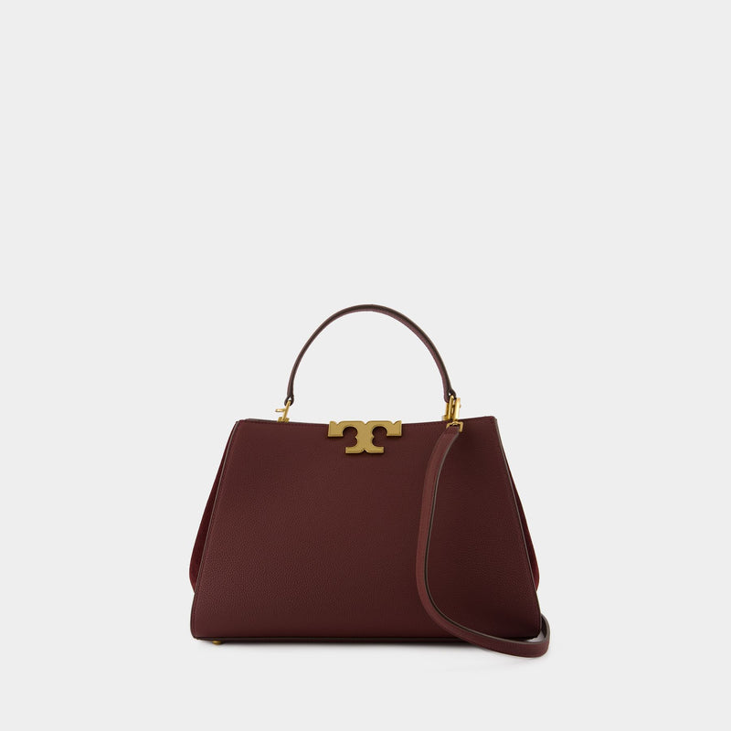 Eleanor Satchel Bag - Tory Burch - Leather - Brown