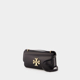 Eleanor Small Convertible Shoulder Bag - Tory Burch - Leather - Black