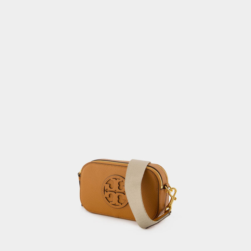 Mini Miller Crossbody - Tory Burch - Leather - Brown